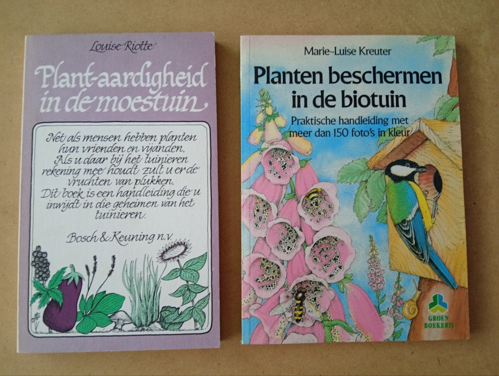Moestuin en Planten beschermen in de biotuin, Boeken, Ophalen of Verzenden, Gelezen, Louise Riotte, Marie-Luise Kreuter, Moestuin