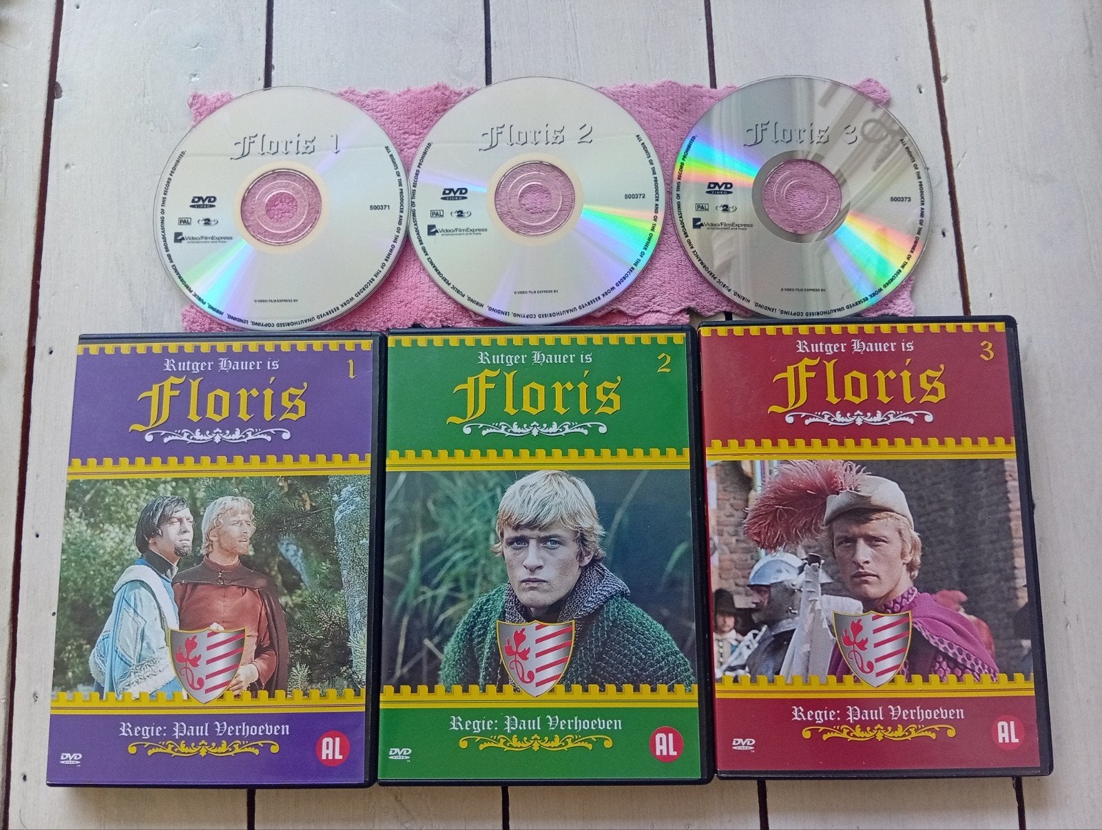 Floris DVD Boxset - Rutger Hauer - Paul Verhoeven, Europees, Gebruikt, Serie, Alle leeftijden