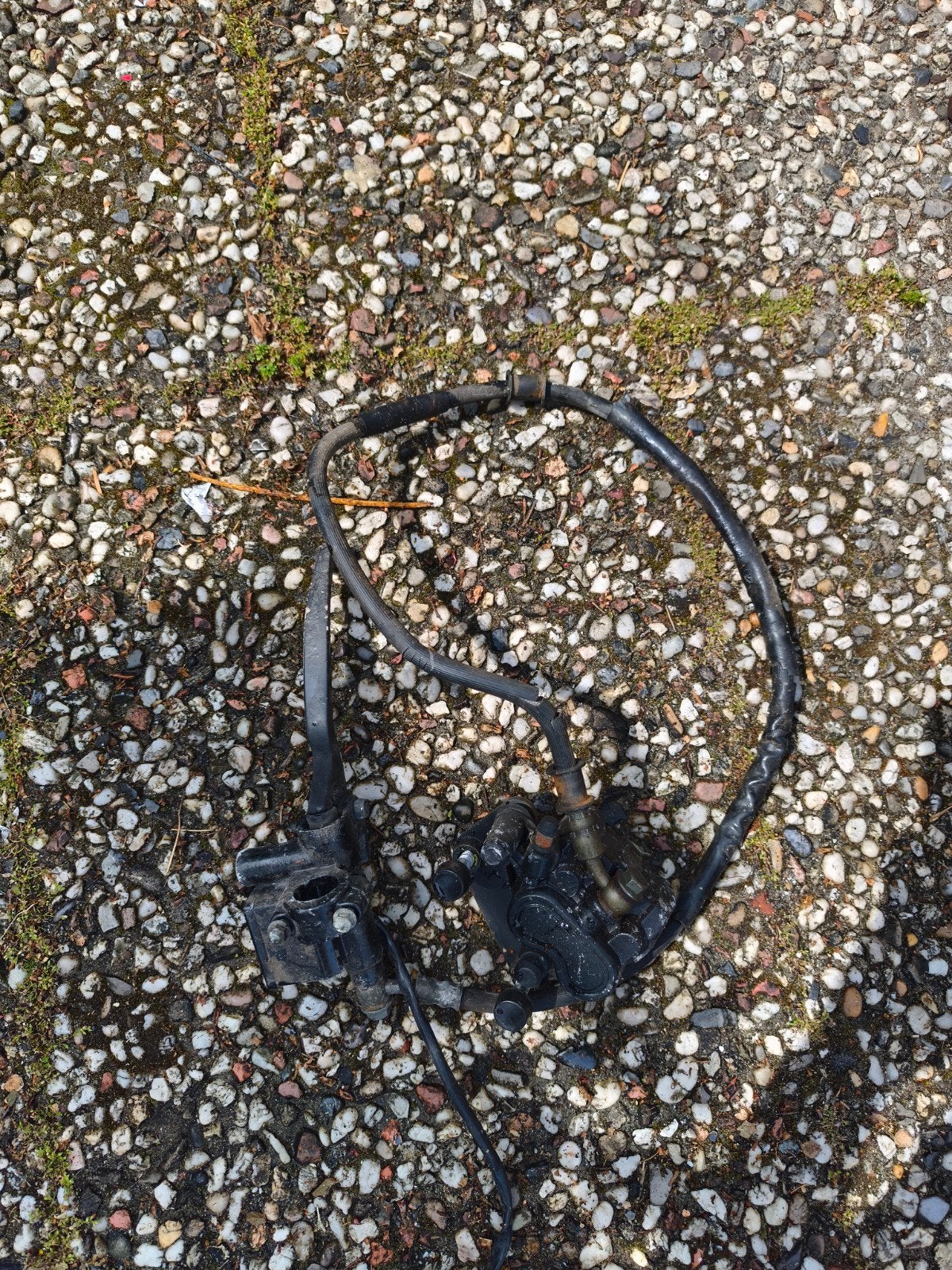 remkabel met remklauw compleet, Ophalen