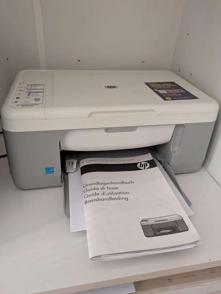HP deskjet printer all in one, Computers en Software, Printers, Hp, Gebruikt, All-in-one, Ophalen