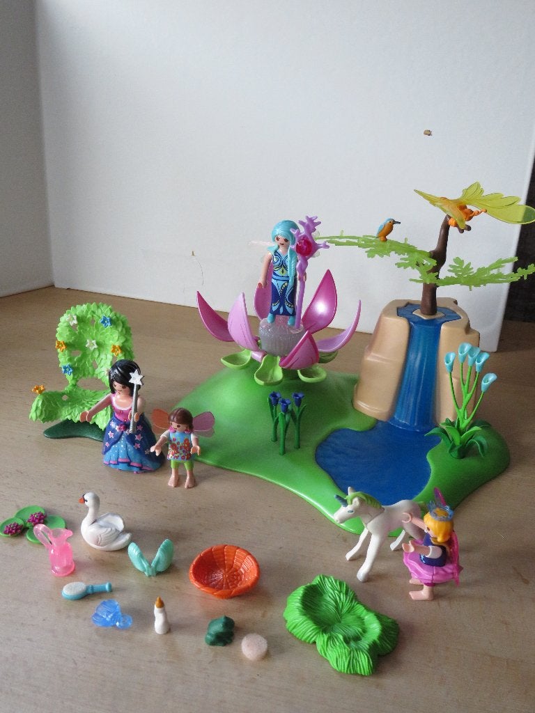 Playmobil 9135 Betoverde Weide met Feeën en Eenhoornbaby, Kinderen en Baby's, Complete set, Fantasy, Overige typen, Ophalen of Verzenden