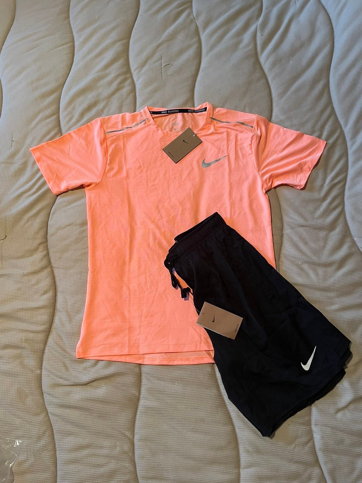 Zomersetje nike oranje/zwart (maat M), Ophalen of Verzenden, Nieuw