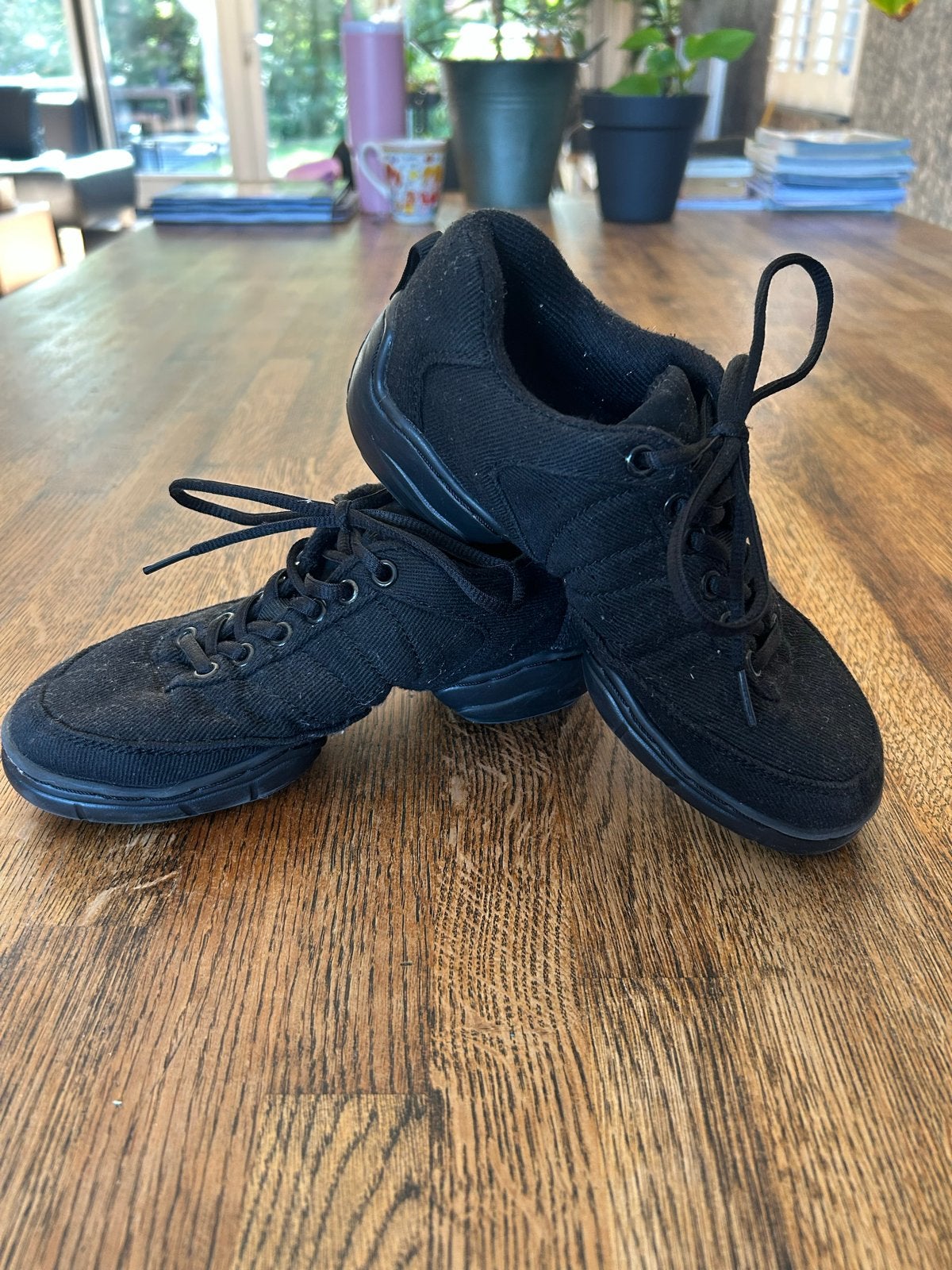 Papillon zwart dansschoenen, jazz, sneakers maat 35 papillon, Sport en Fitness, Ophalen of Verzenden, Gebruikt, Schoenen