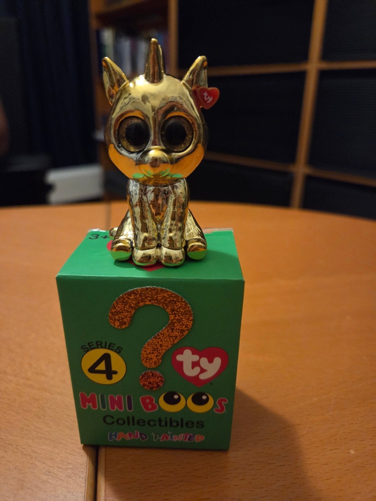 Ty Mini Boos Collectibles Series 4 - Gouden Eenhoorn, Ophalen of Verzenden, Nieuw