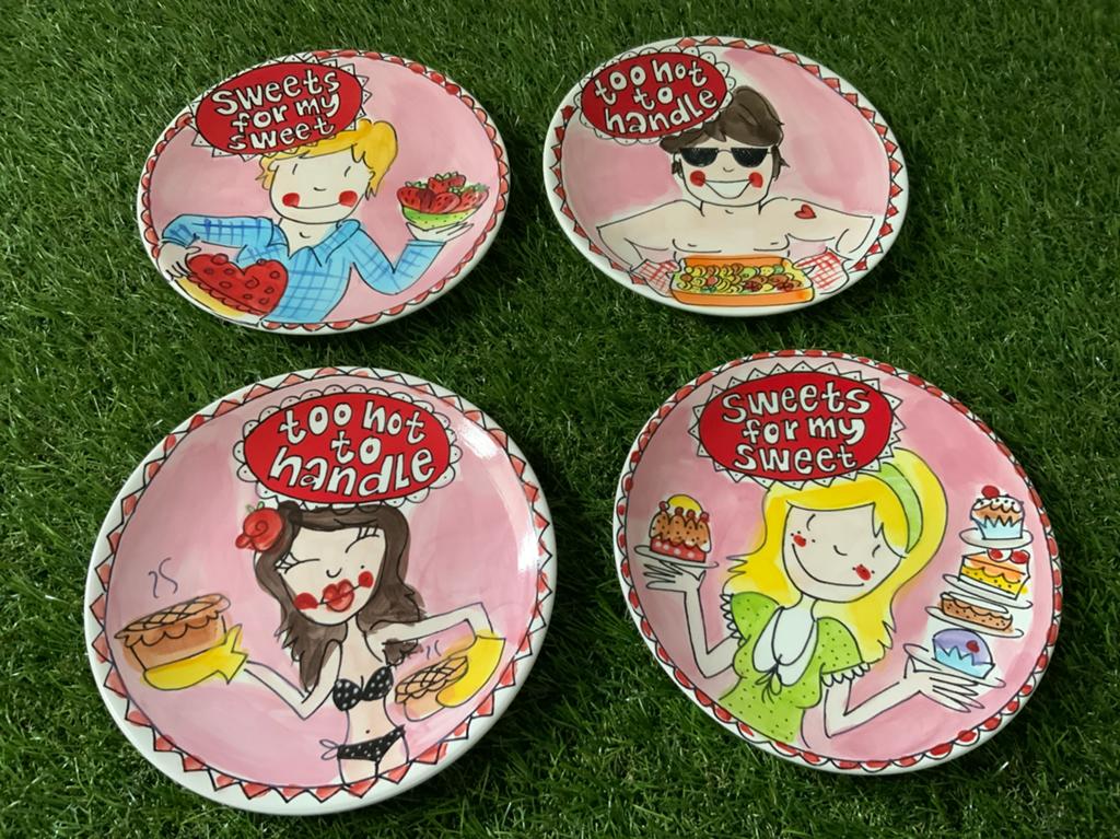 Blond Amsterdam snackbordjes, Ophalen of Verzenden, Zo goed als nieuw, Aardewerk, Blond Amsterdam