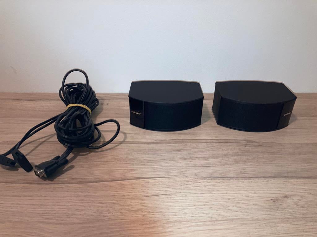 Bose gemstone es surround speakers met kabel, -, -, Ophalen of Verzenden, Zo goed als nieuw