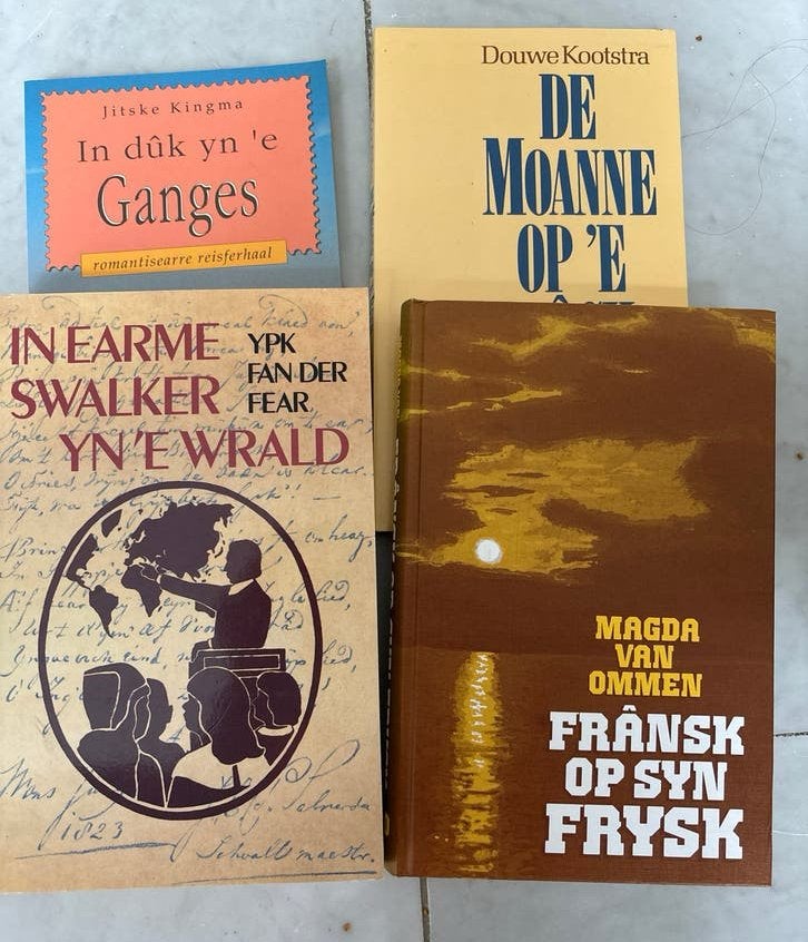 5 Friese reisboeken: In dûk yn 'e Ganges, De Moanne op 'e, Ophalen of Verzenden, Gelezen, Europa