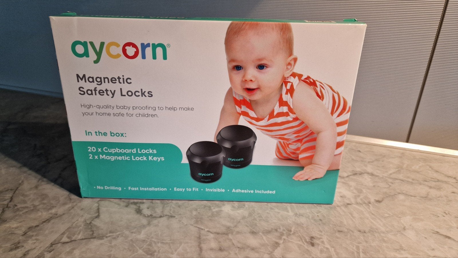 Aycorn magnetisch kinderslot. 20 Sloten, 2 sleutels, Ophalen of Verzenden, Nieuw