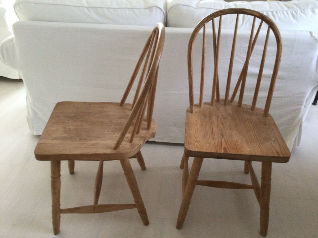 4 vintage Noorse Ukjent Disign houten eetkamerstoel jaren 60, Ophalen of Verzenden