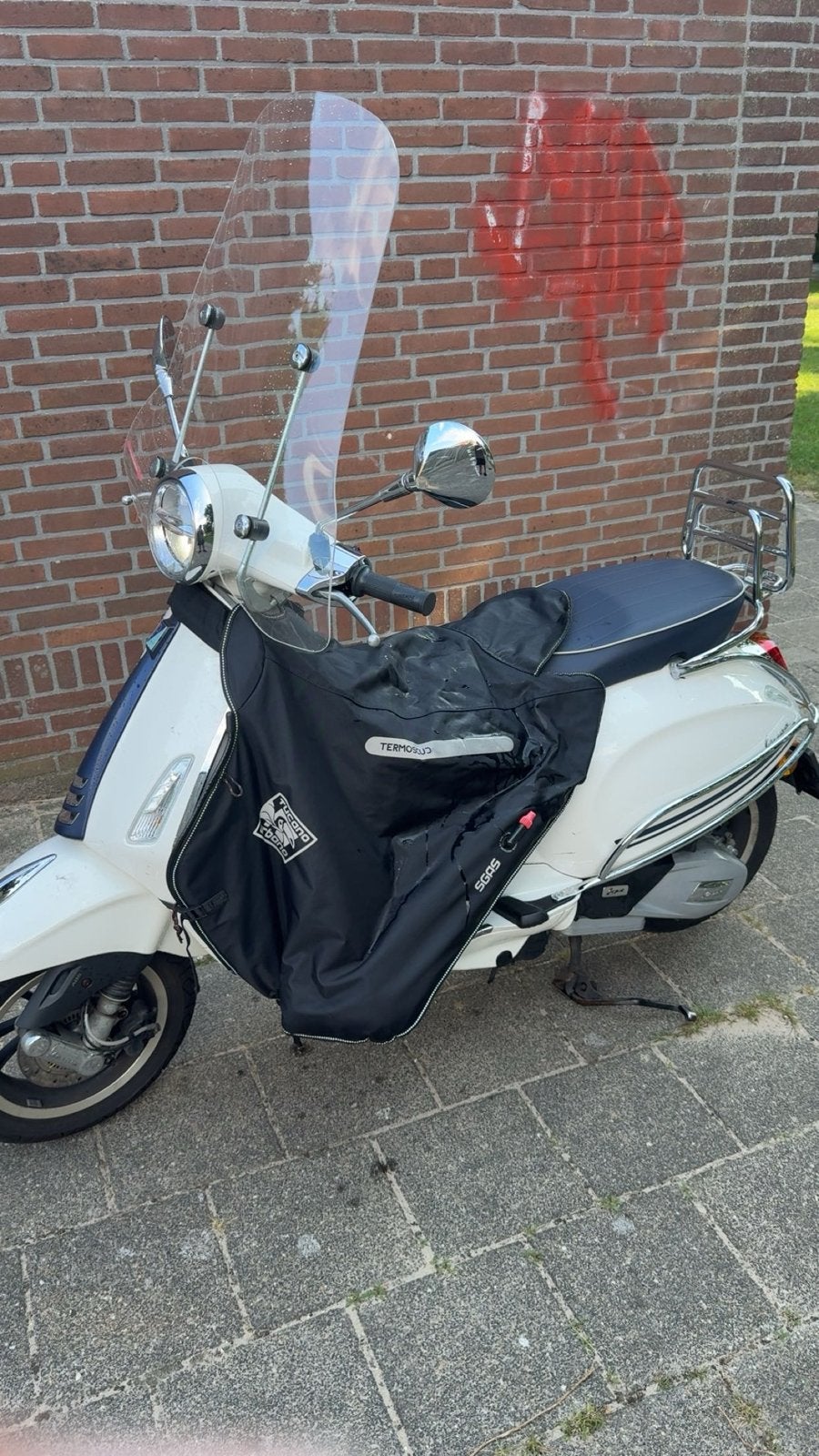 Vespa Sprint 2020 125cc - Wit - Goed onderhouden, Ophalen, Gebruikt, Benzine, Vespa