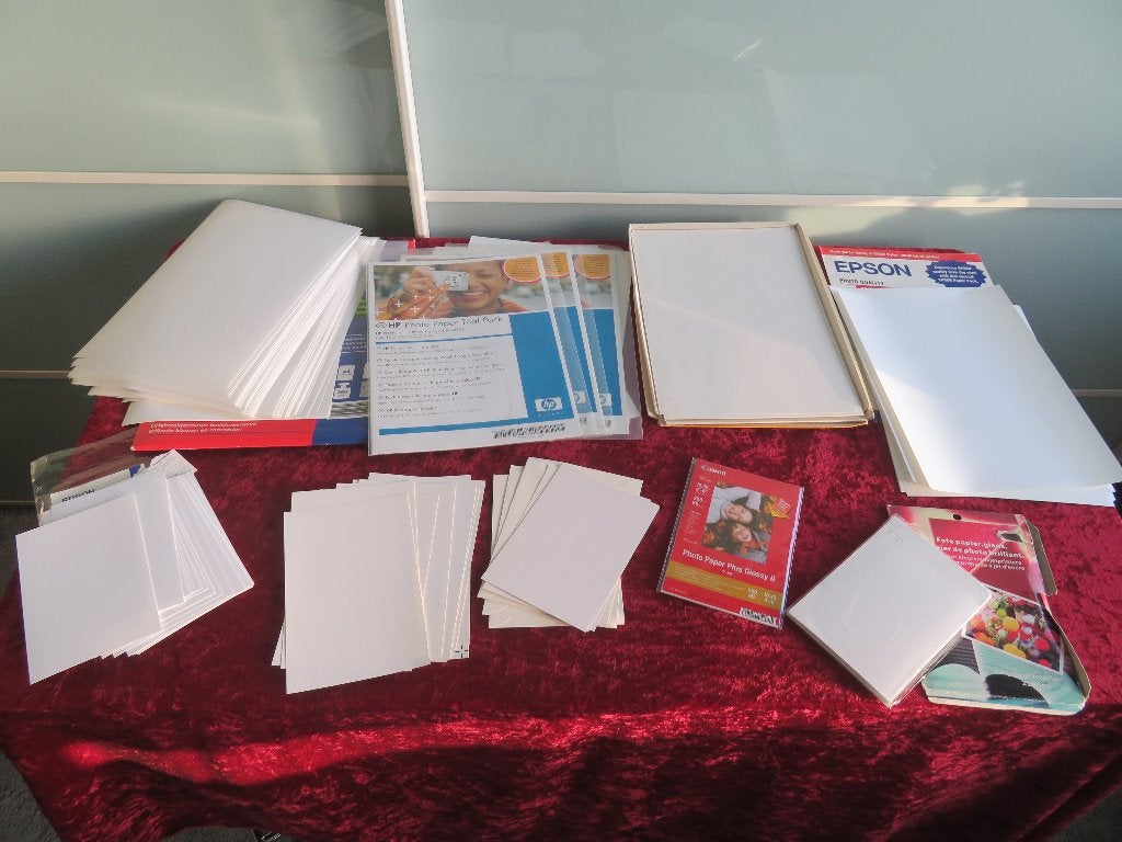 Zolderopruiming : FOTOPAPIER VAN ALLES WAT zie foto´s, Ophalen of Verzenden, Nieuw