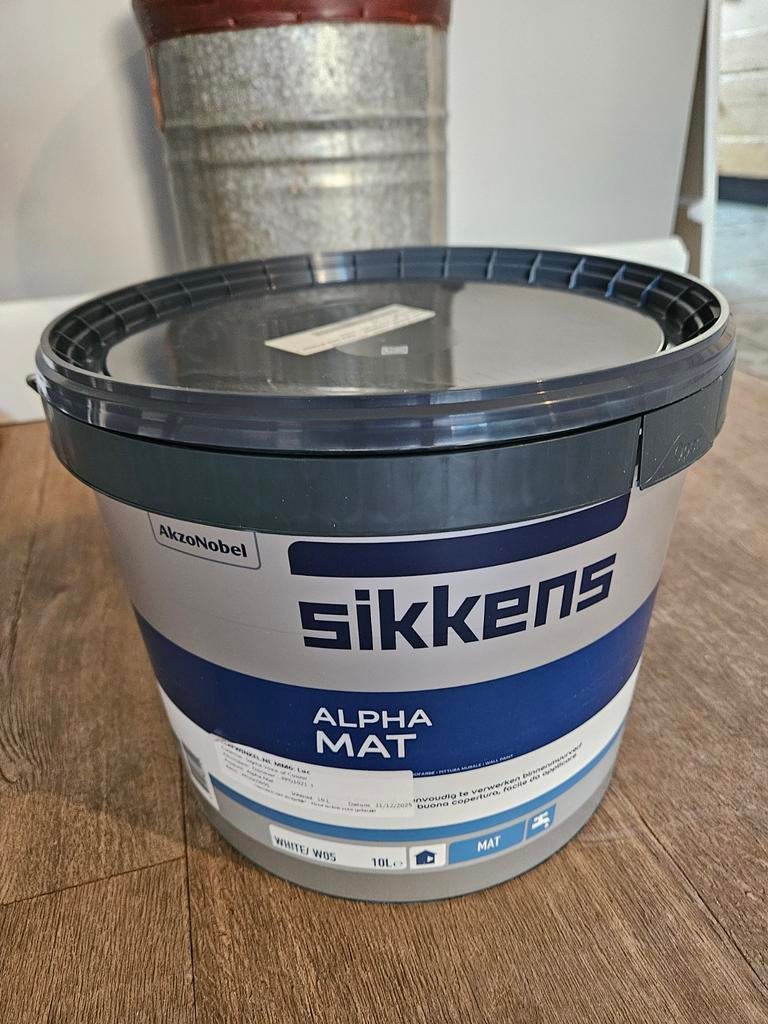 Sikkens Alpha Mat in de kleur Histor Discover 10L, Ophalen, Nieuw
