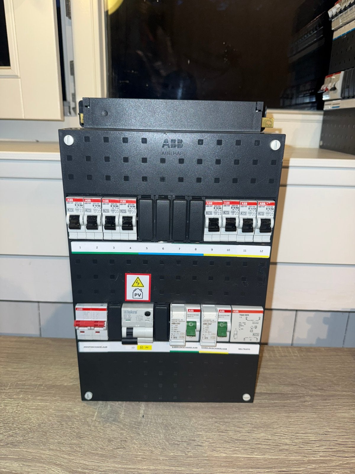 Abb groepenkast 1 fase compleet, Ophalen, Zo goed als nieuw, Overige typen