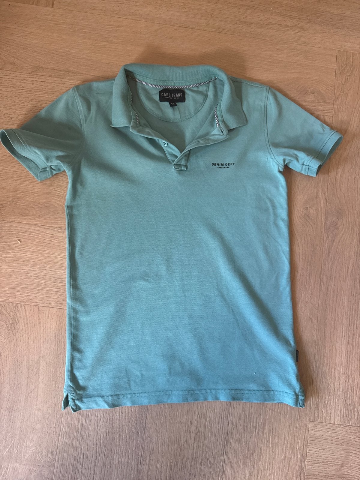 Mooi poloshirt Cars maat 14 jaar, Kinderen en Baby's, Ophalen of Verzenden, Zo goed als nieuw, Jongen, Shirt of Longsleeve