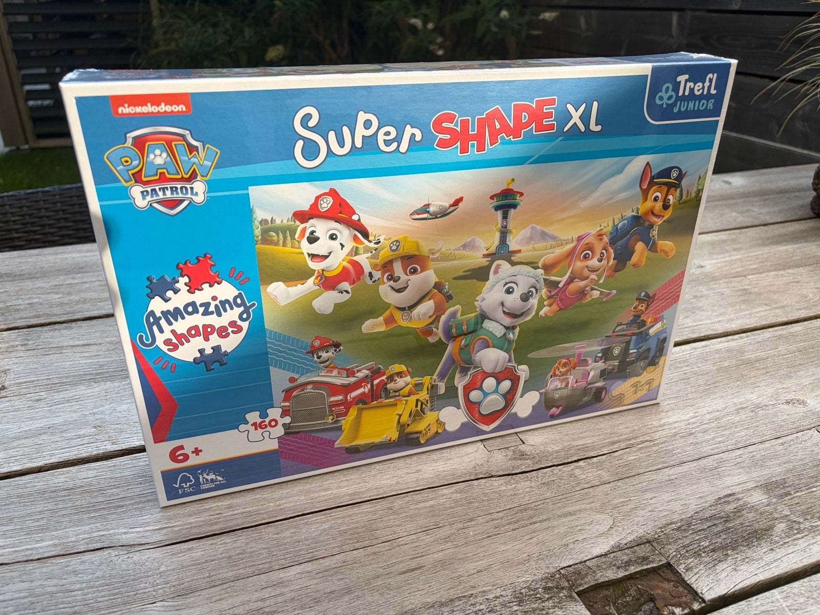 Paw Patrol Super Shape XL Legpuzzel 160 stukjes - Nieuw, Ophalen of Verzenden, Minder dan 500 stukjes, Nieuw, Legpuzzel