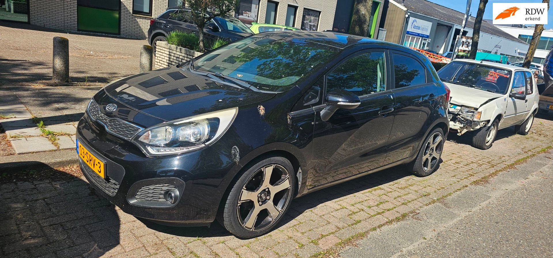 Kia Rio 1.2 CVVT Super Pack handel export start niet, Euro 5, Gebruikt, 4 cilinders, Origineel Nederlands