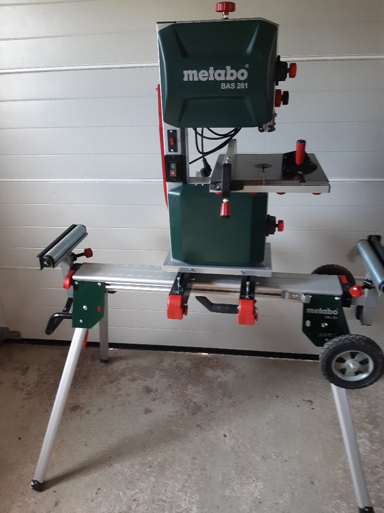 Metabo Lintzaag Bas 216, Ophalen, 70 mm of meer, Zo goed als nieuw, Minder dan 600 watt