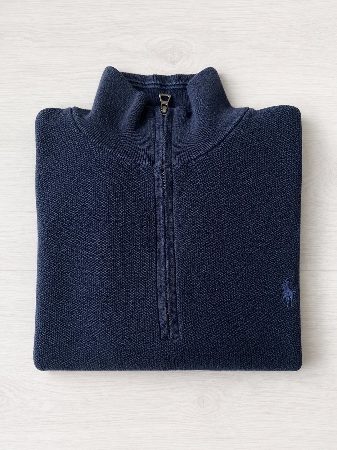 Ralph lauren quarter zip, Ophalen of Verzenden, Zo goed als nieuw, Blauw