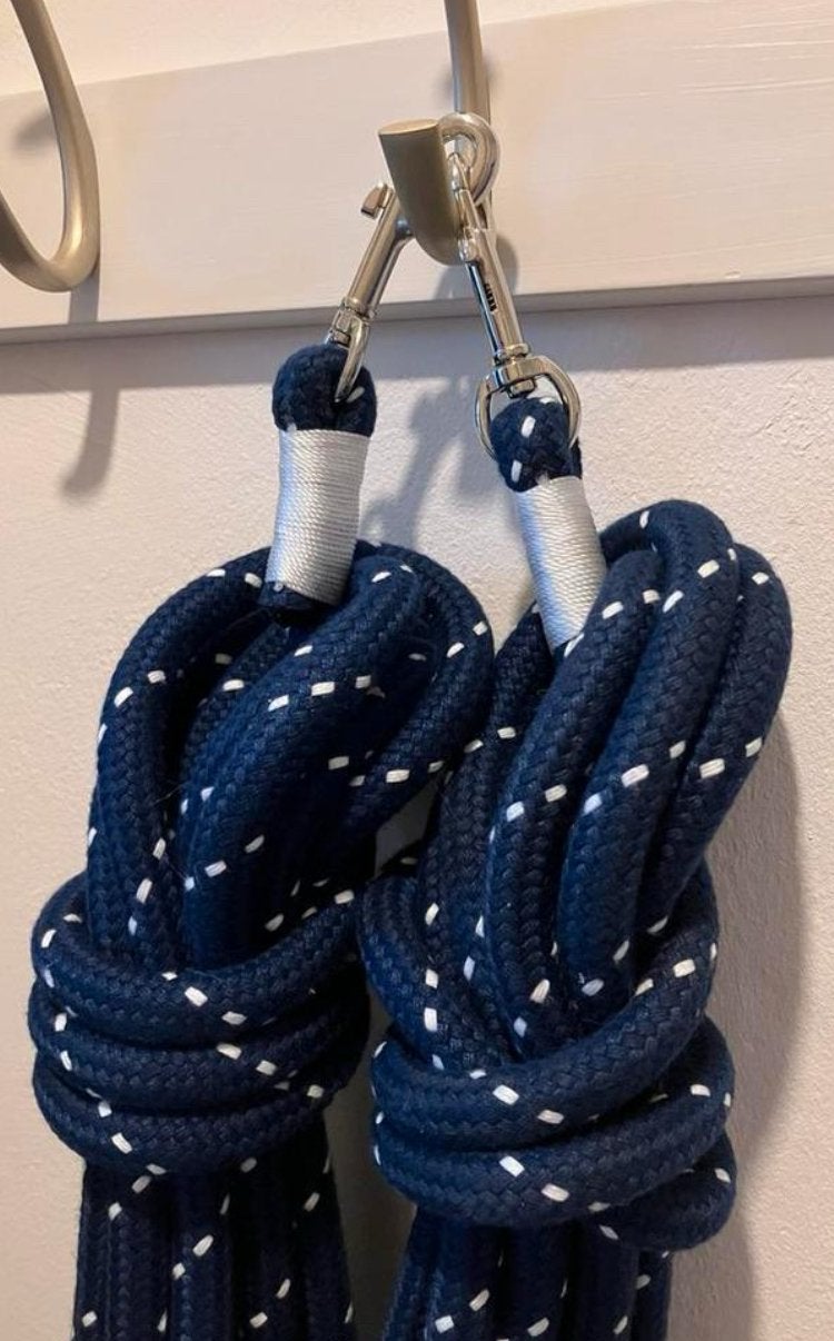 Dubbele lange lijnen - nieuw - donker blauw, Nieuw, Ophalen of Verzenden, Www.equi-perfect.nl, Equi-Perfect