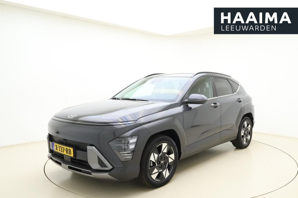 Hyundai Kona 1.6 GDI HEV Premium Automaat | Lederen bekledin