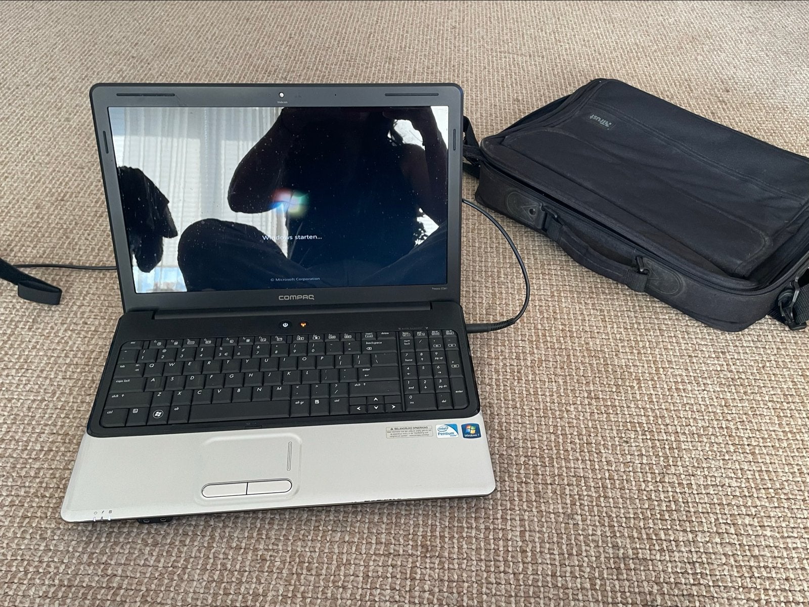 Compaq Presario CQ61 Laptop - Intel Pentium, Windows 7, Gebruikt, HDD, Minder dan 4 GB, Ophalen of Verzenden