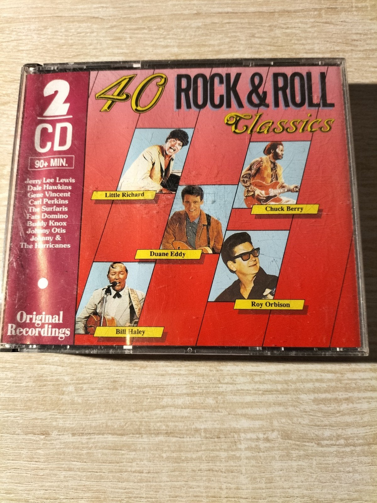 40 rock & roll hits vol 1 2 cd box, Ophalen of Verzenden, Pop
