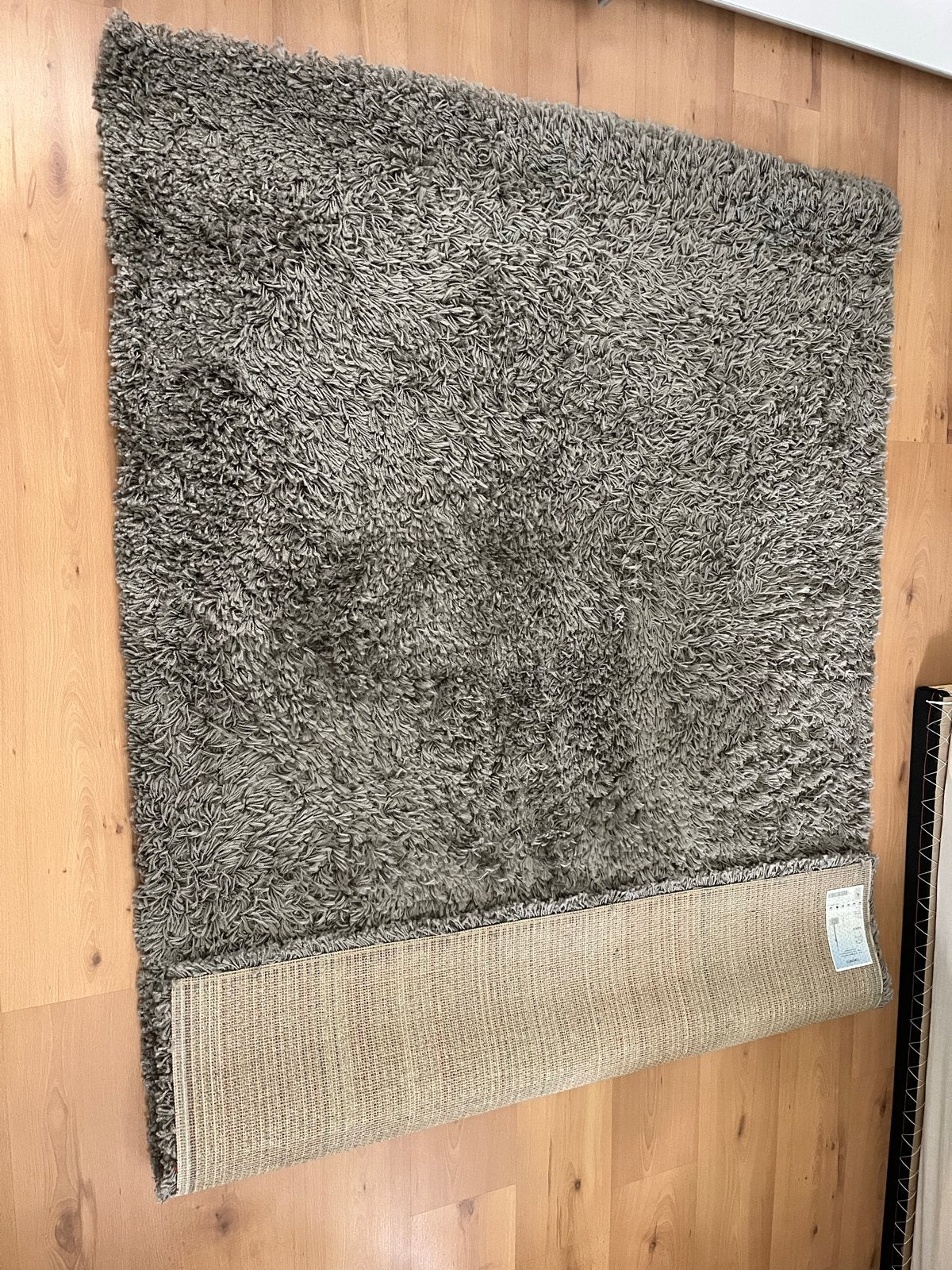 Mooi grijs kleed, 1.95 x 1.36 m, Huis en Inrichting, 100 tot 150 cm, Ophalen of Verzenden, Zo goed als nieuw, 150 tot 200 cm