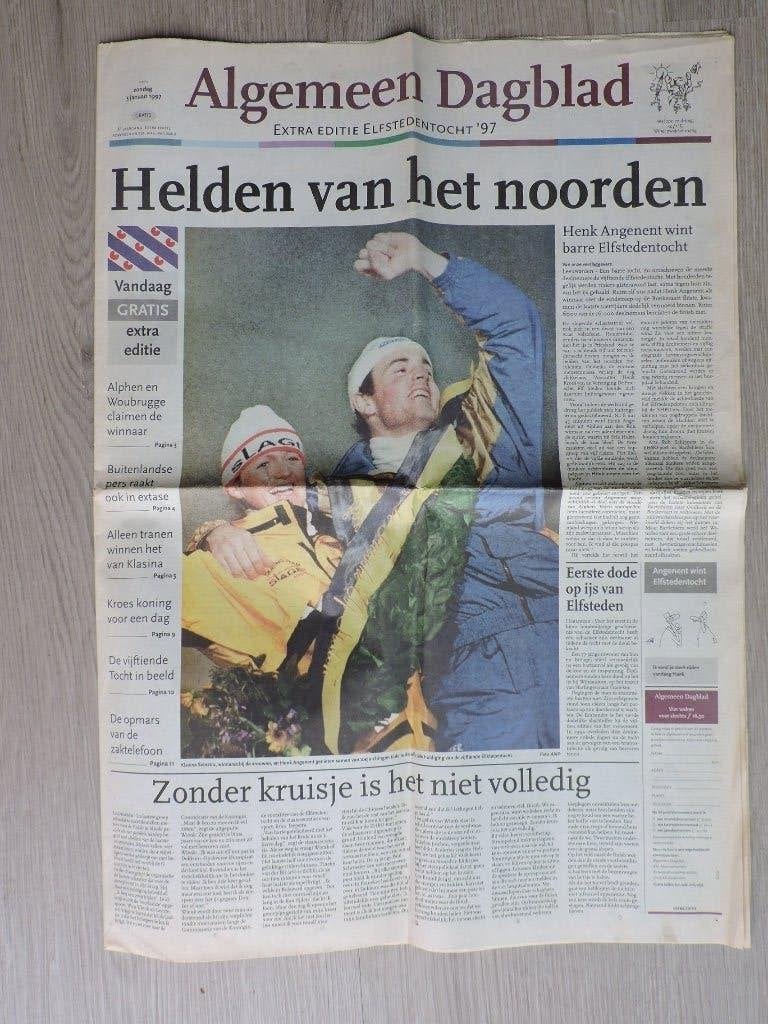 Krant  EXSTRA EDITIE Elf Stedentocht 1997  5 Januari 1997, Verzamelen, Ophalen of Verzenden, Zo goed als nieuw