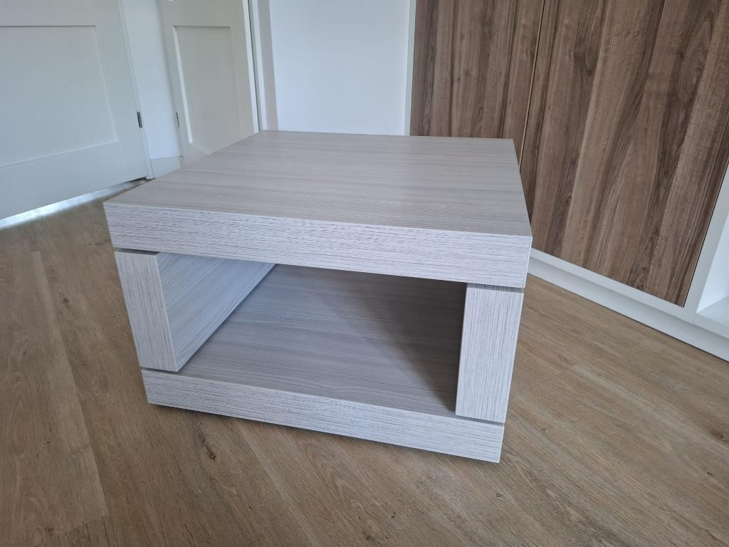 Salon tafel (set met een tv meubel), Ophalen, 50 tot 100 cm, Vierkant, 50 tot 100 cm