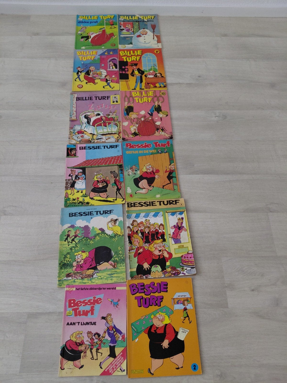 Billie Turf & Bessie Turf stripboeken - Complete serie, Ophalen of Verzenden