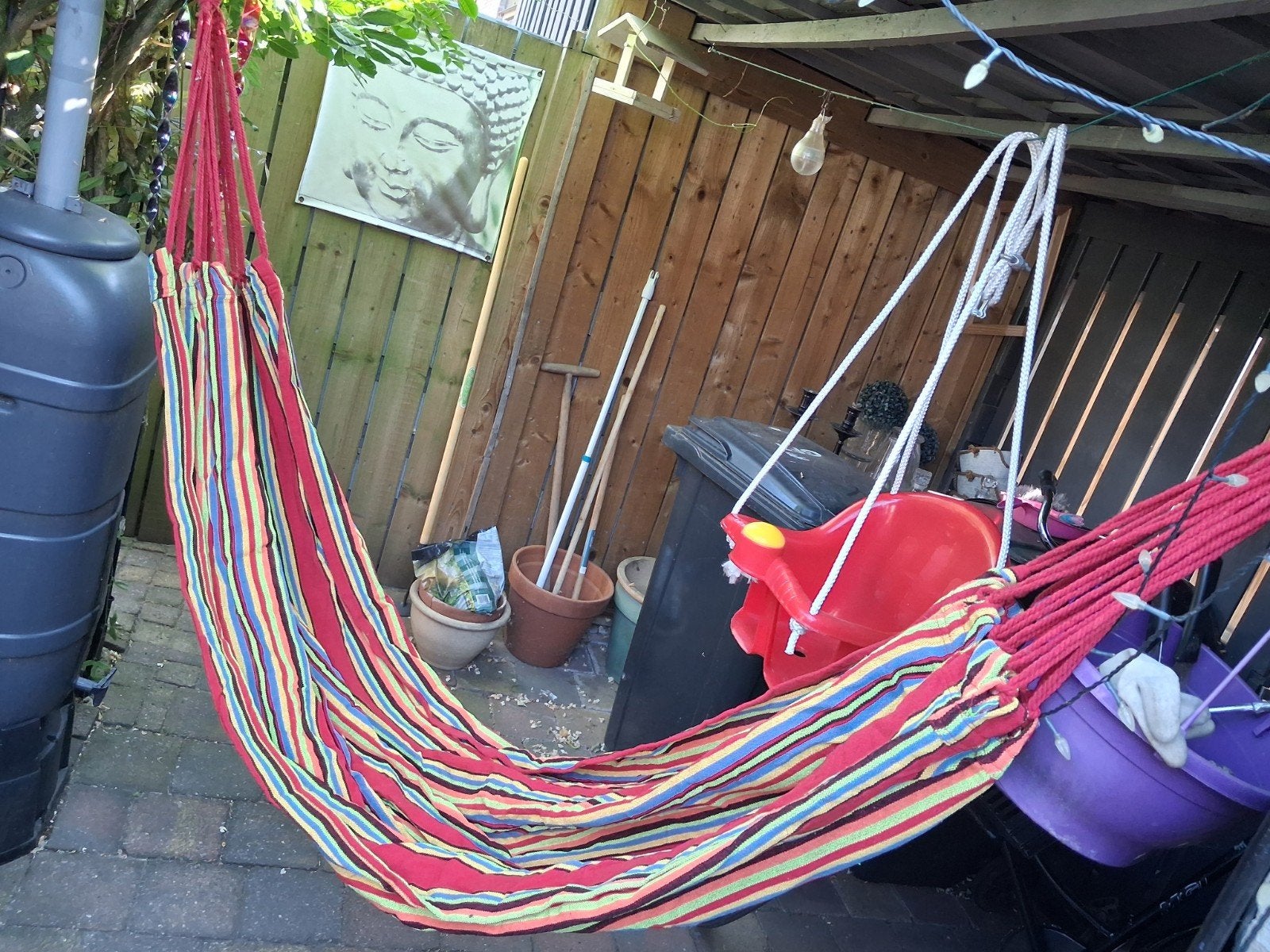 Kleurige hangmat, Tuin en Terras, Ophalen, Zo goed als nieuw