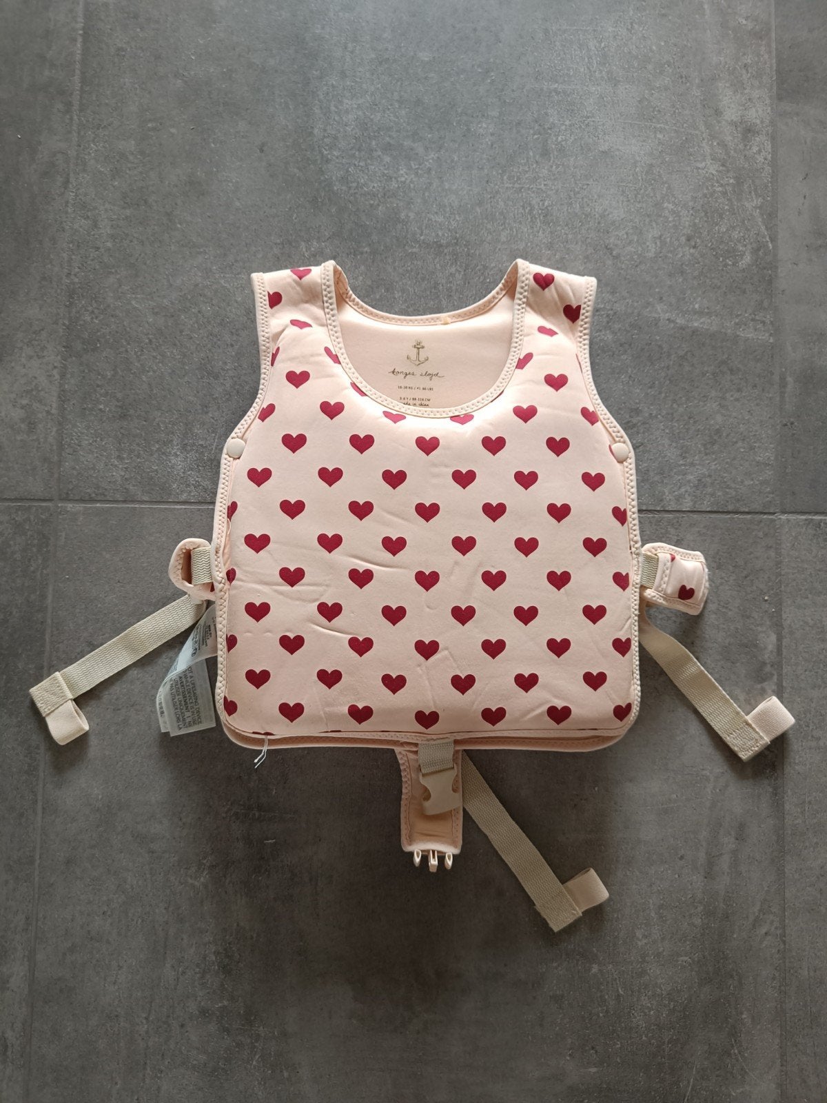 Konges Sløjd Zwemvest Hartjes 3-6 jaar (15-30 kg), Kinderen en Baby's, Kinderkleding | Kinder-zwemkleding, Maat 98, Meisje, Ophalen of Verzenden