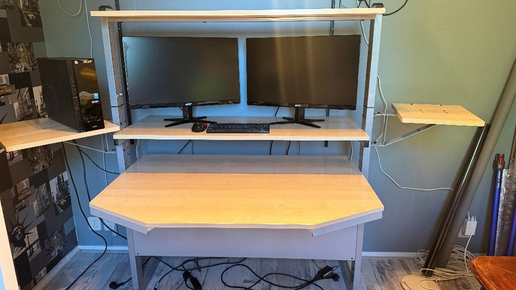 computermeubel, 120 tot 170 cm, 80 cm of meer, Modern, Ophalen