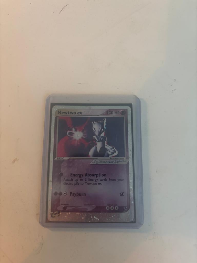 Mewtwo ex Pokémon kaart 101/109, Ophalen of Verzenden, Gebruikt, Losse kaart, Foil
