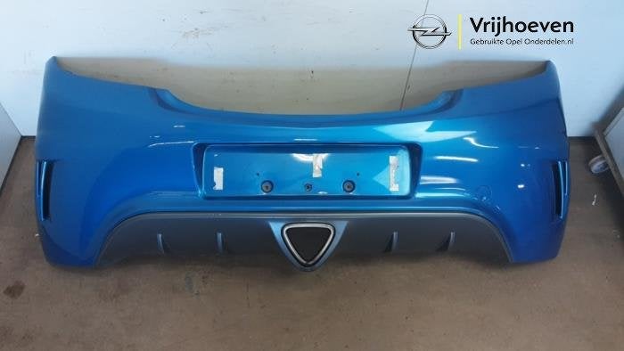 Achterbumper van een Opel Corsa (Corsa D 07-) (Z291), Auto-onderdelen, Gebruikt, -, -, Opel