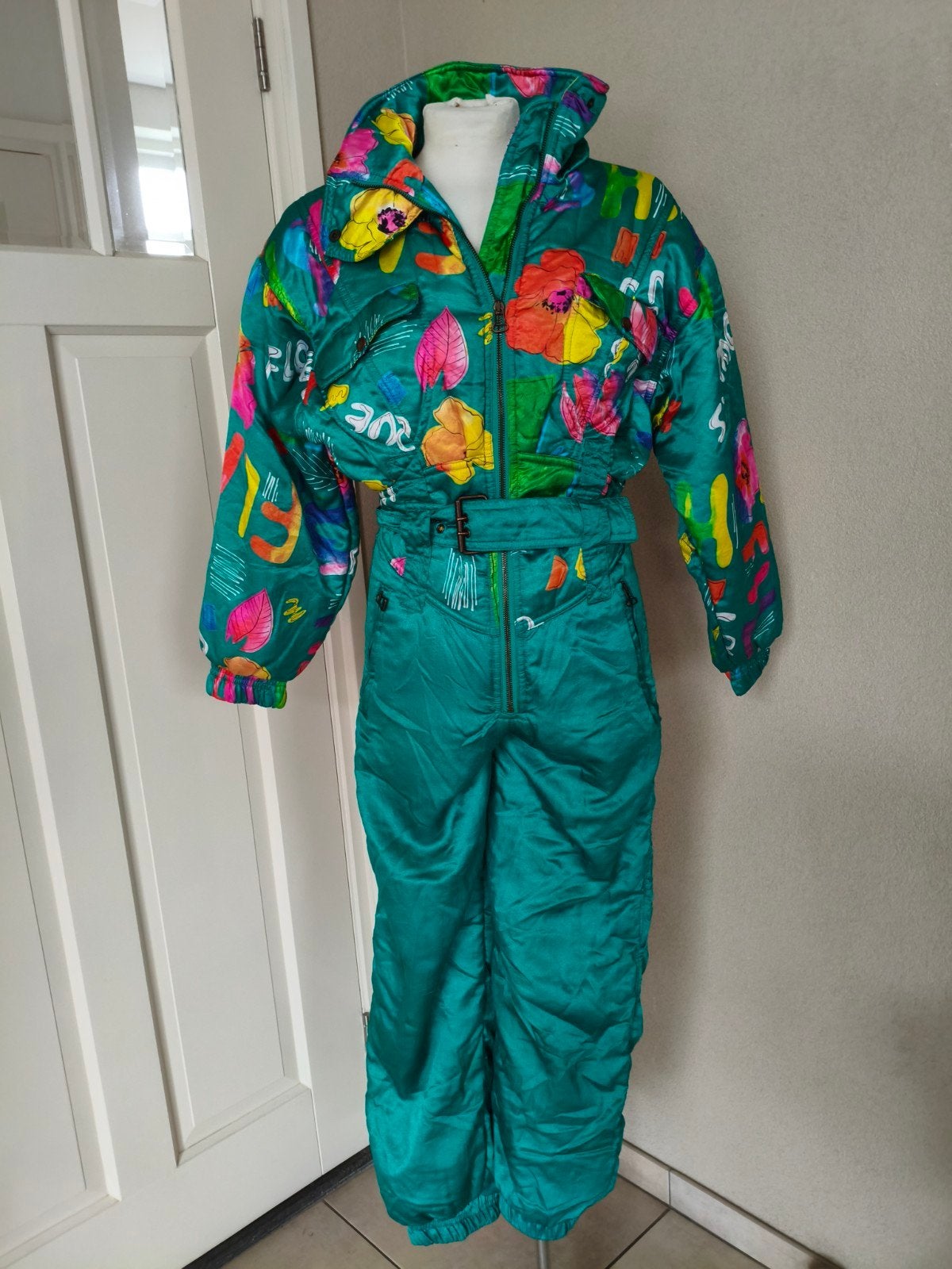 Vintage skipak XS, Kleding | Dames, Wintersportkleding, Ophalen of Verzenden, Gedragen, Maat 34 (XS) of kleiner