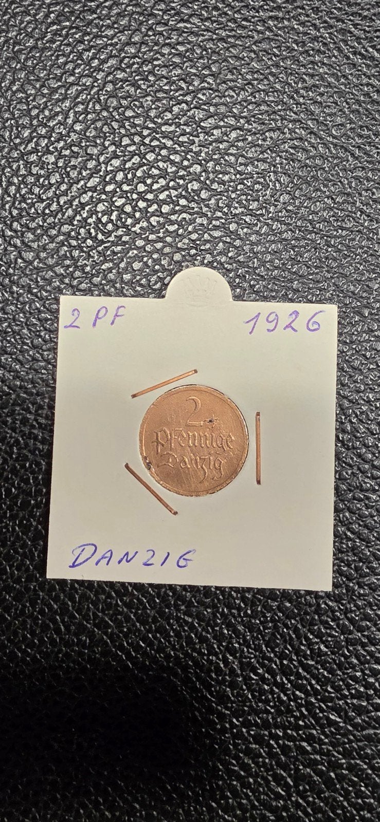 Duits notgeld 2 pfennig 1926 Danzig, Ophalen of Verzenden, Duitsland