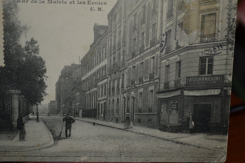 frankrijk 1900 Boulognne Seine postzegel rode kruis vlag, Ophalen of Verzenden, Voor 1920, Gelopen, Sterren en Beroemdheden