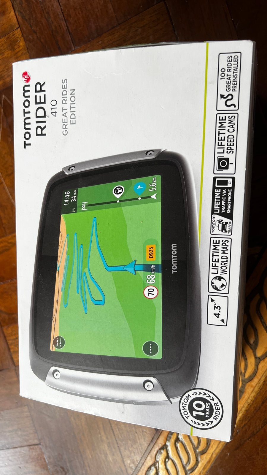 TomTom Rider 410 Great Rides Edition motornavigatie, Motoren, Ophalen of Verzenden, Gebruikt
