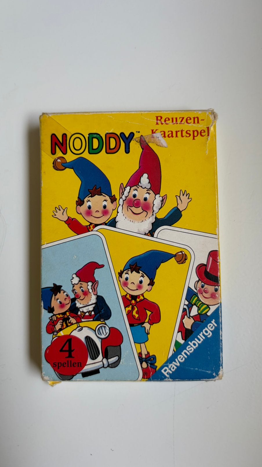Noddy’s kaartspel, reuzenkwartet, Ophalen of Verzenden, Zo goed als nieuw, Kwartet(ten)