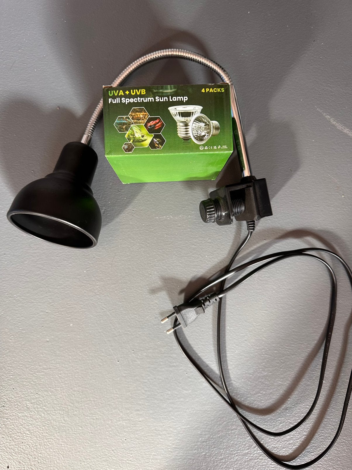 Warmte UV lamp voor reptiel, Ophalen of Verzenden, Gebruikt, Terrarium of Paludarium