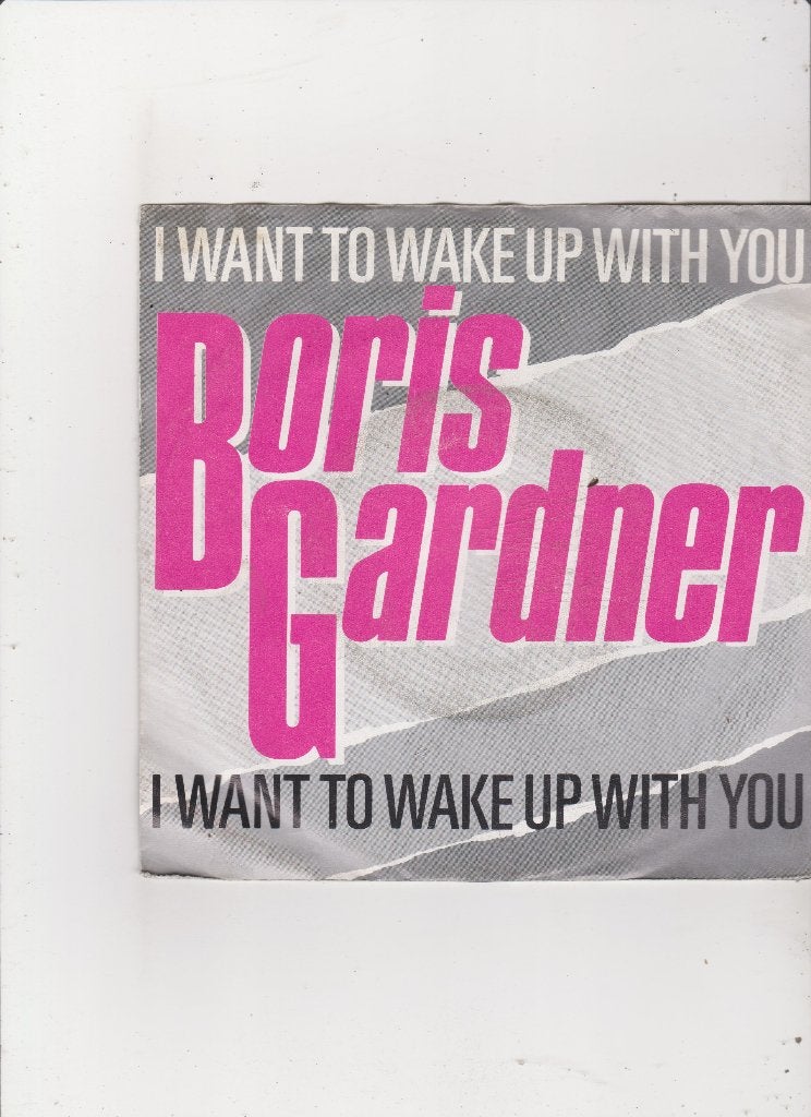 Single Boris Gardner - I want to wake up with you, Ophalen of Verzenden, Gebruikt, 7 inch, Pop