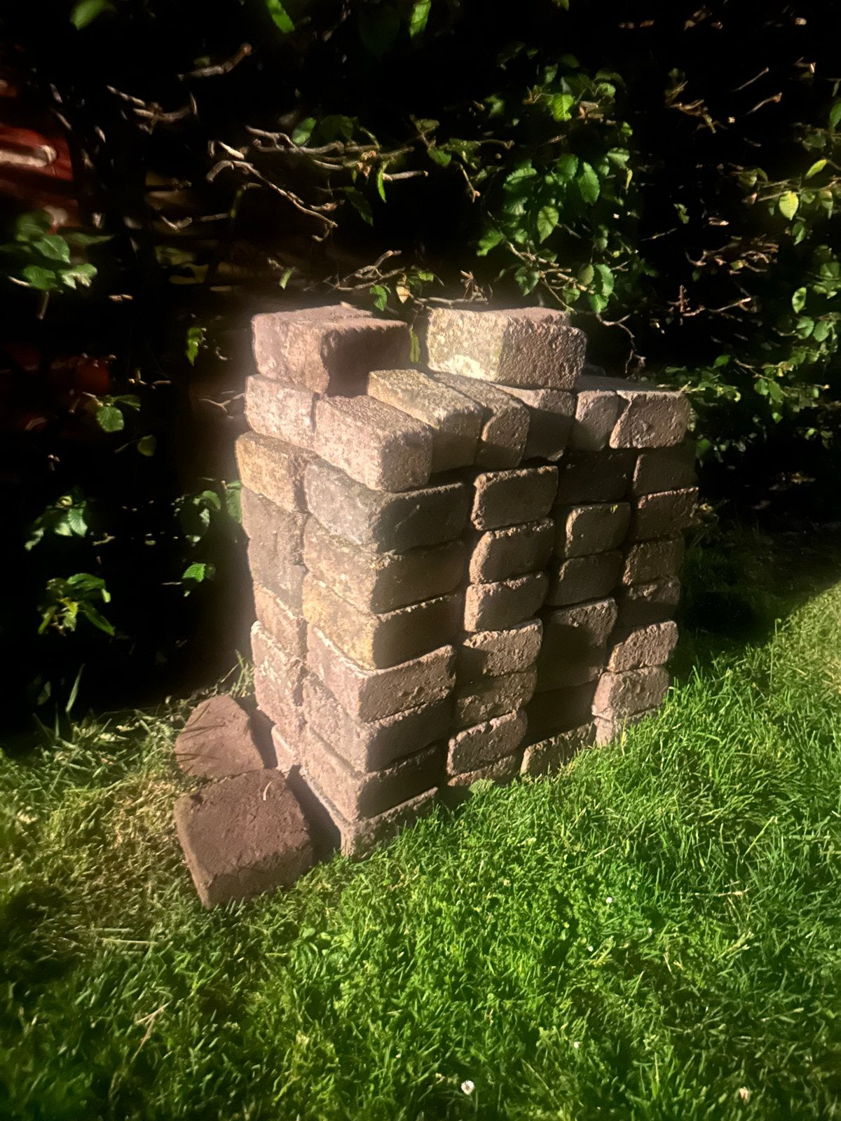 Koppel stenen 15x15 (60 stuks), Ophalen, Overige materialen, Gebruikt, Bruin