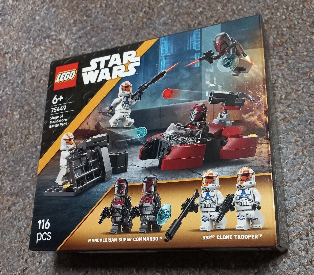 Lego Star Wars 75449 Siege of Mandalore , battle pack = 12, Ophalen of Verzenden, Nieuw