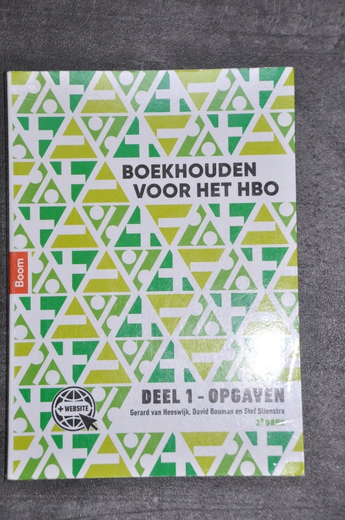 Boekhouden voor het HBO. Deel 1 - Opgaven, Van Heeswijk, Bouman en Stienstra, Zo goed als nieuw, Beta, HBO