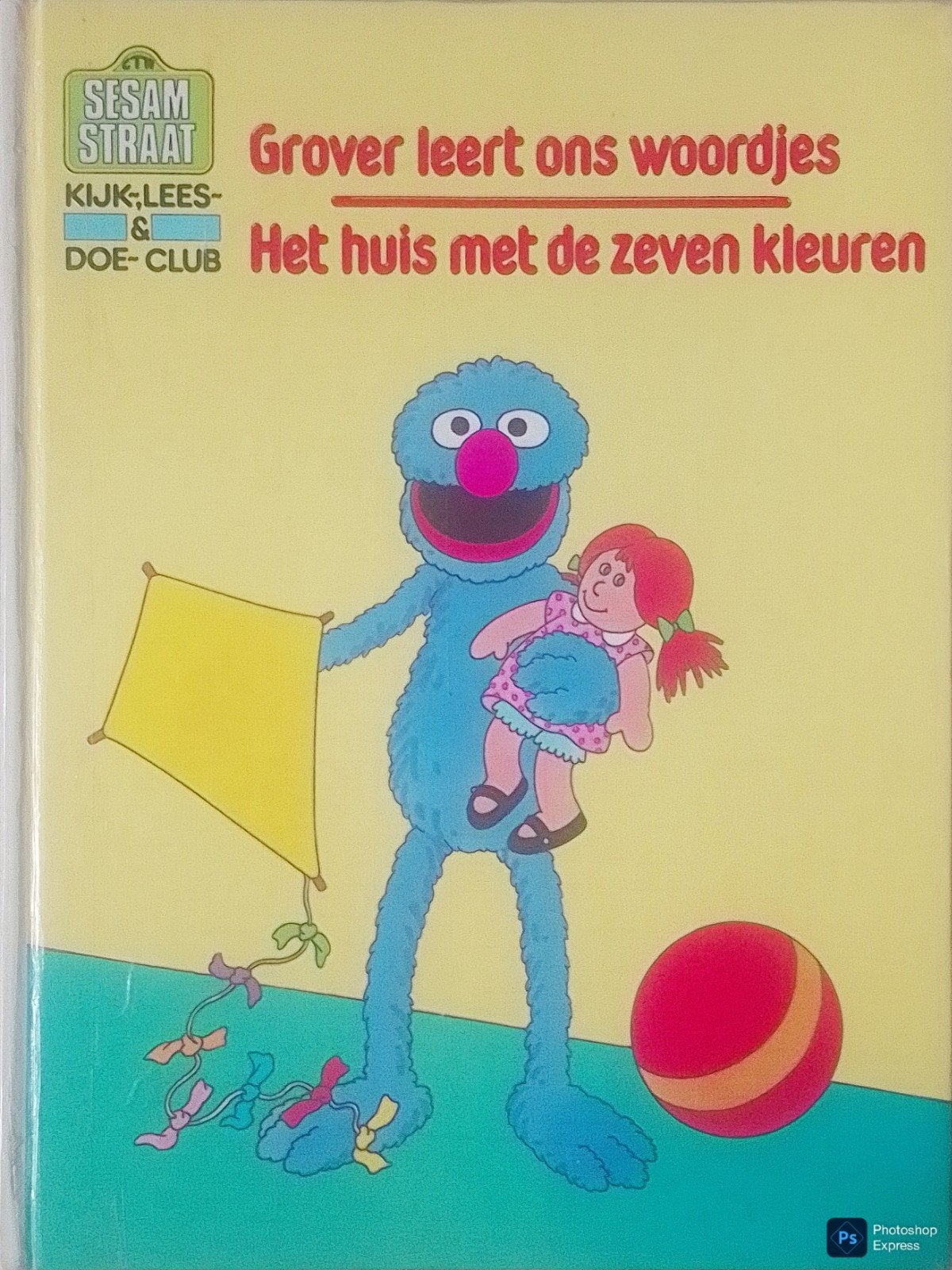 Sesamstraat Kijk-, Lees- & Doe-Club Grover Leert Ons Woordje, Gelezen, Fictie algemeen, Ophalen of Verzenden, Sesamstraat.