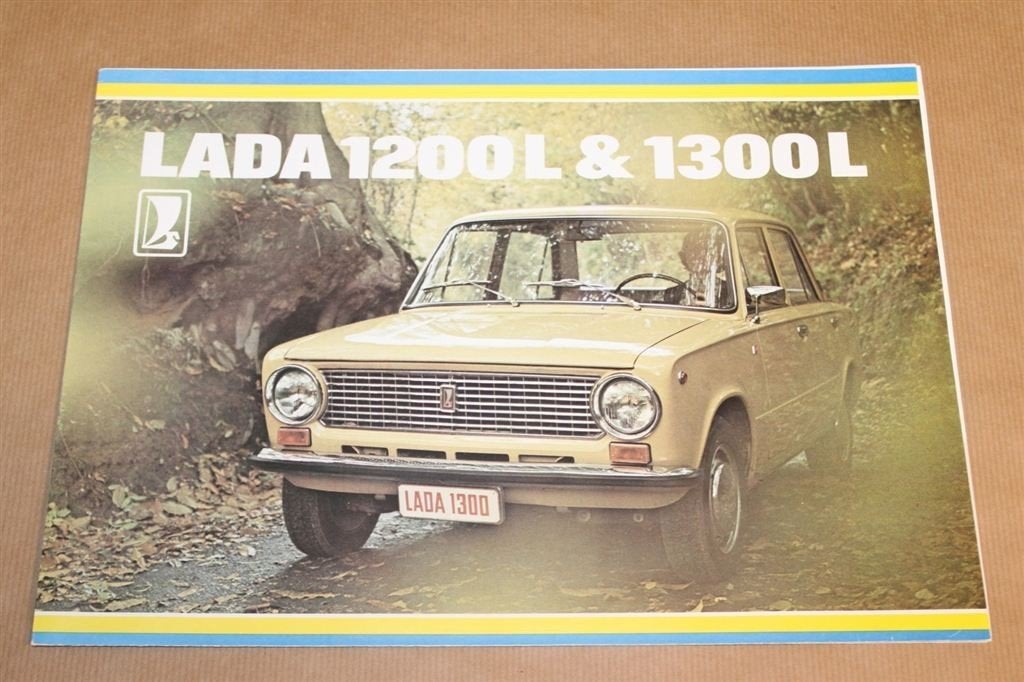 Zeldzame brochure - Lada 1200 & 1300 L - Ca 1975, Ophalen of Verzenden, Zo goed als nieuw, Overige merken