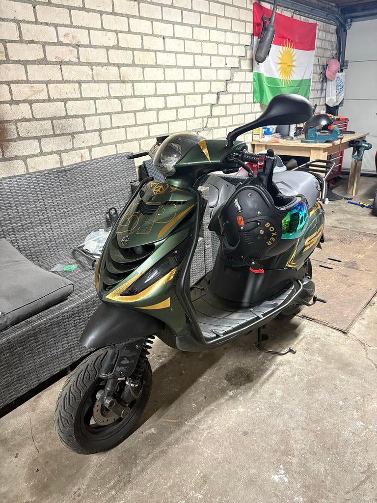 Piaggio Zip 2000 - Unieke Custom Paint, Ophalen, Maximaal 45 km/u, 70 cc, Zo goed als nieuw