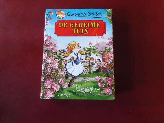Geronimo Stilton; de geheime tuin, Ophalen of Verzenden, Gelezen, Geronimo Stilton, Fictie algemeen