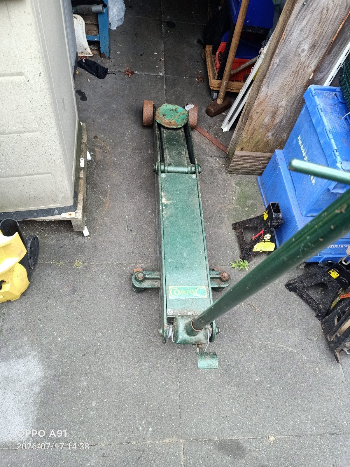 Robuuste Garagekrik - Omdat - Gebruikt groot, Auto diversen, Ophalen of Verzenden